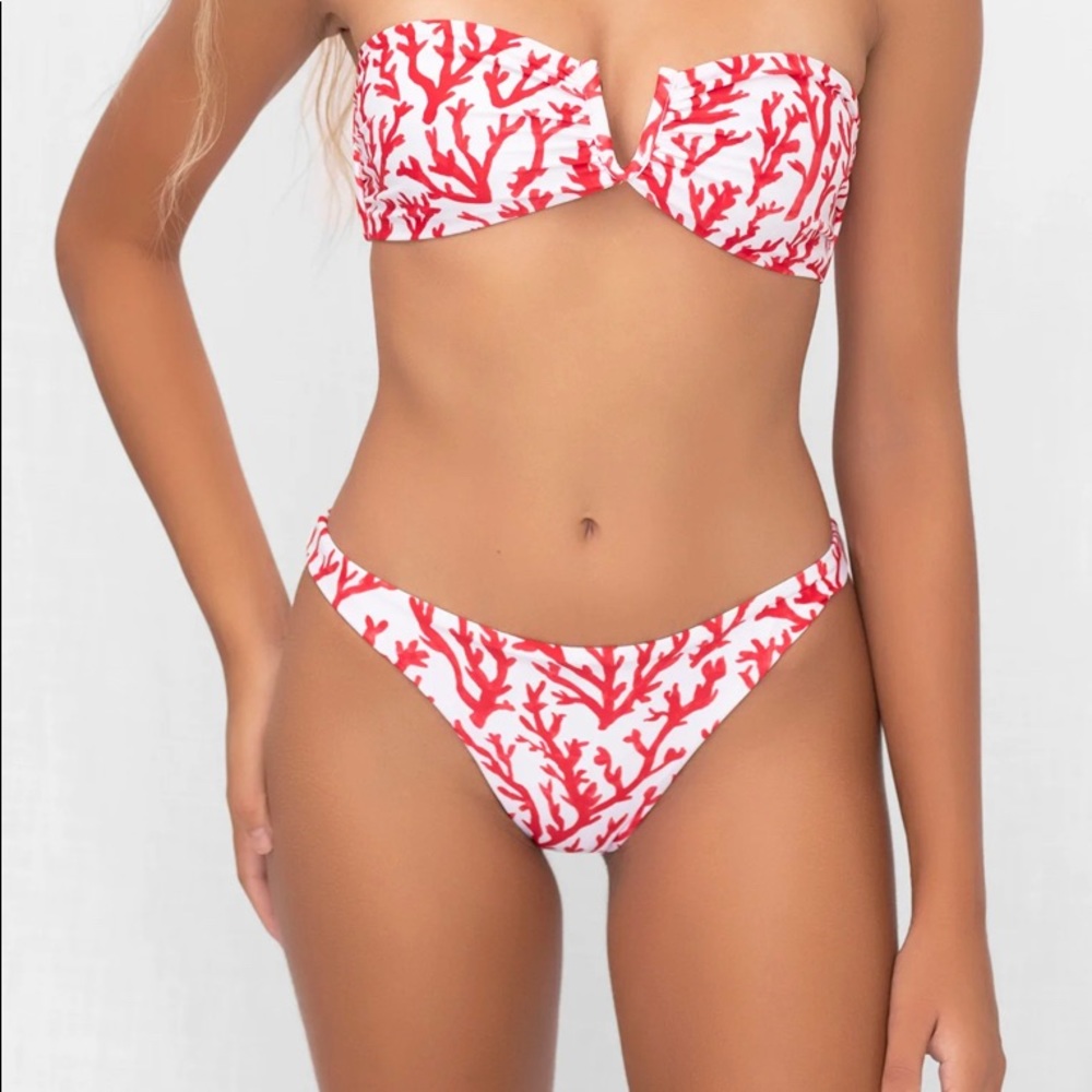 Alicia swim coral bathing suit❤️‍🔥